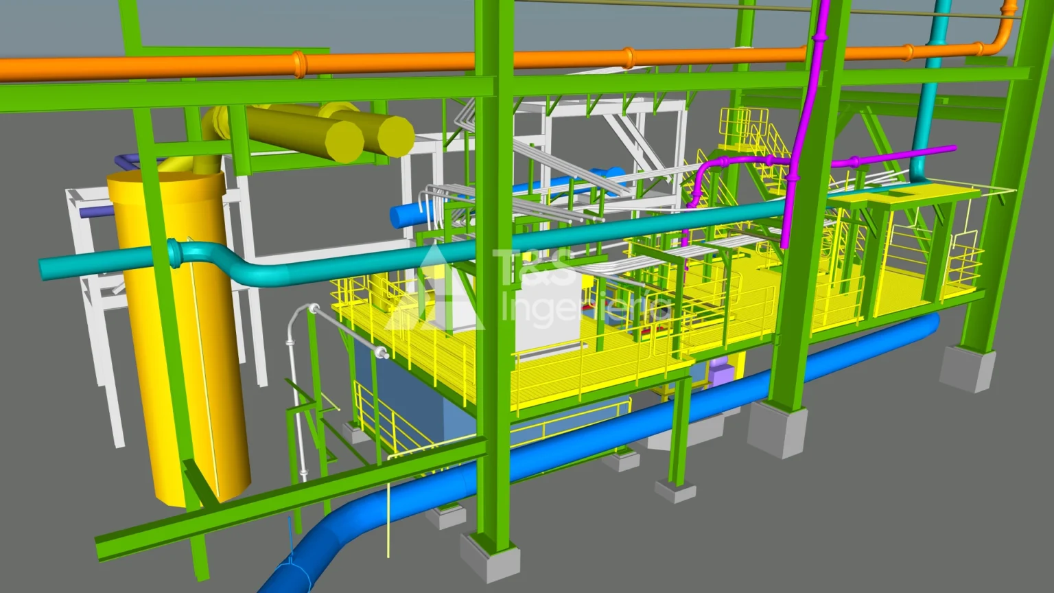 As-built drawings generated from the 3D model